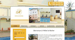 Desktop Screenshot of hotel-rocher.com